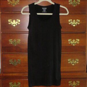 NWOT Zenana Outfitters Black Sleeveless Tunic Mini Dress Size L / XL NT-6669AB
